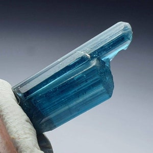 Amazing indicolite tourmaline dt twin crystal