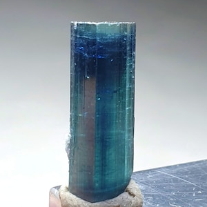Beautiful indicolite color tourmaline crystal