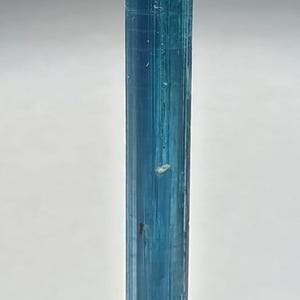 Beautiful indicolite color tourmaline double terminated sceptor shape crystal