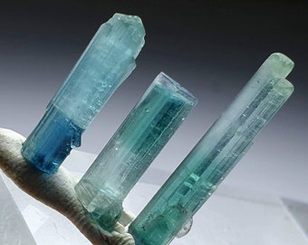 top quality seafoam blue color tourmaline crystals