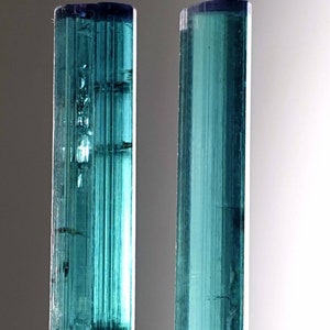Top quality indicolite color tourmaline crystals