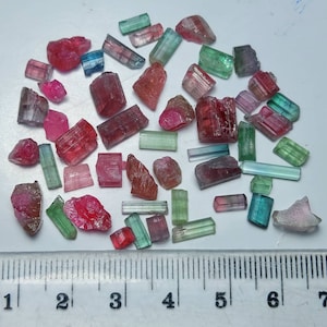 Beautiful multi color tourmaline pieces