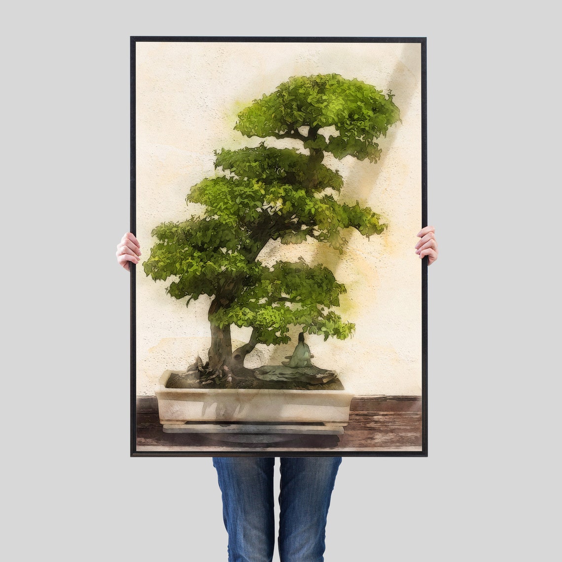 Bonsai wall decor home decor printable wall art art print Etsy