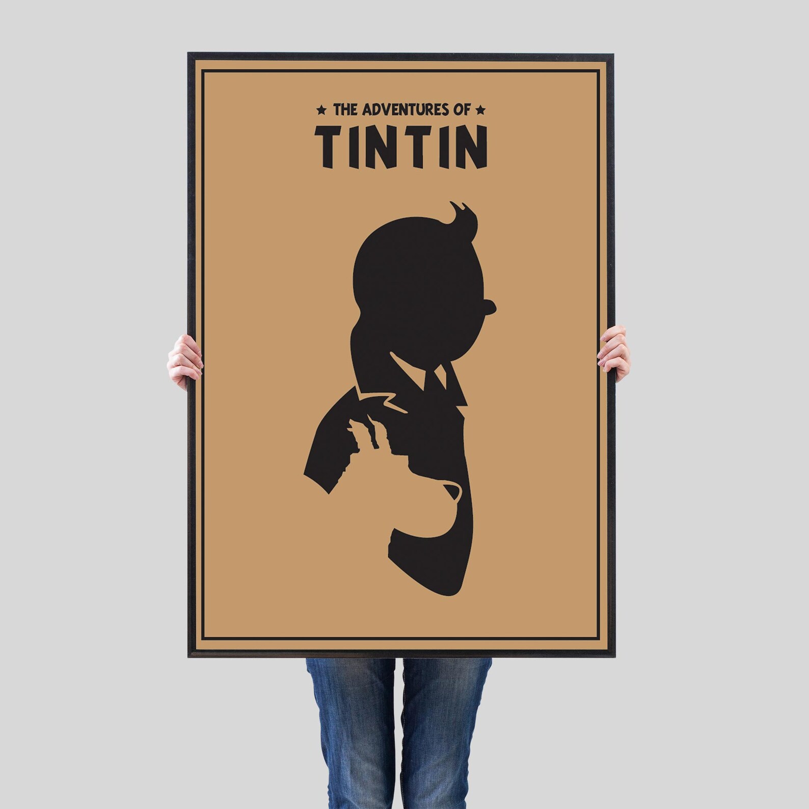 Tintin Poster Tintin Poster Tintin and Snowy Poster Etsy