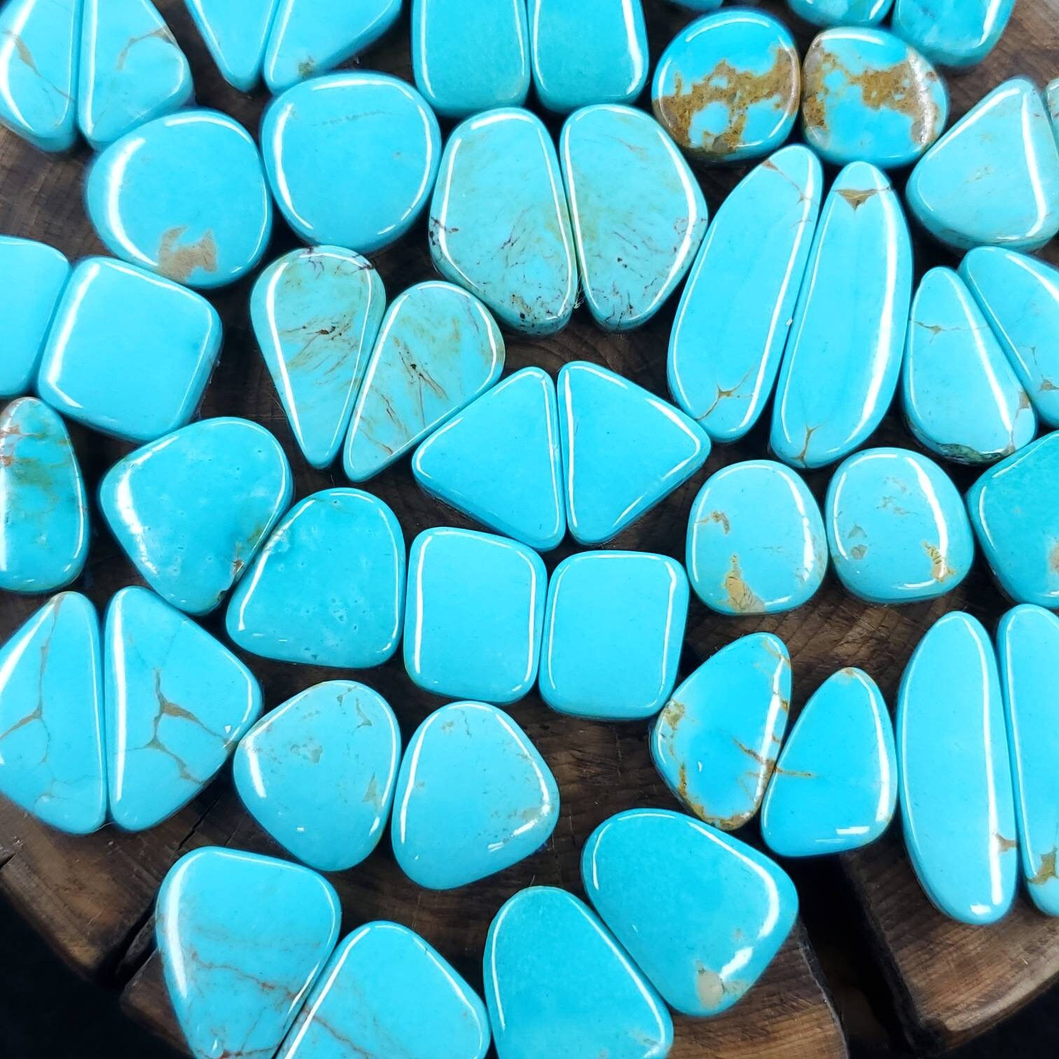 Kingman turquoise pairs #028