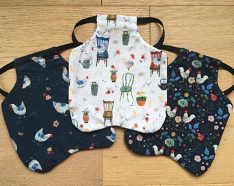 3 PACK- Chicken Saddles -Hen Aprons - Country Cottage