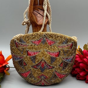 Vintage beaded Sequined Purse