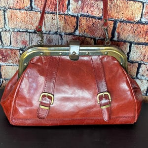 Vintage Made in Italy Leather Satchel, 1970s