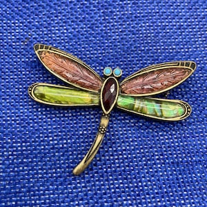 Liz Claiborne Dragonfly statement brooch