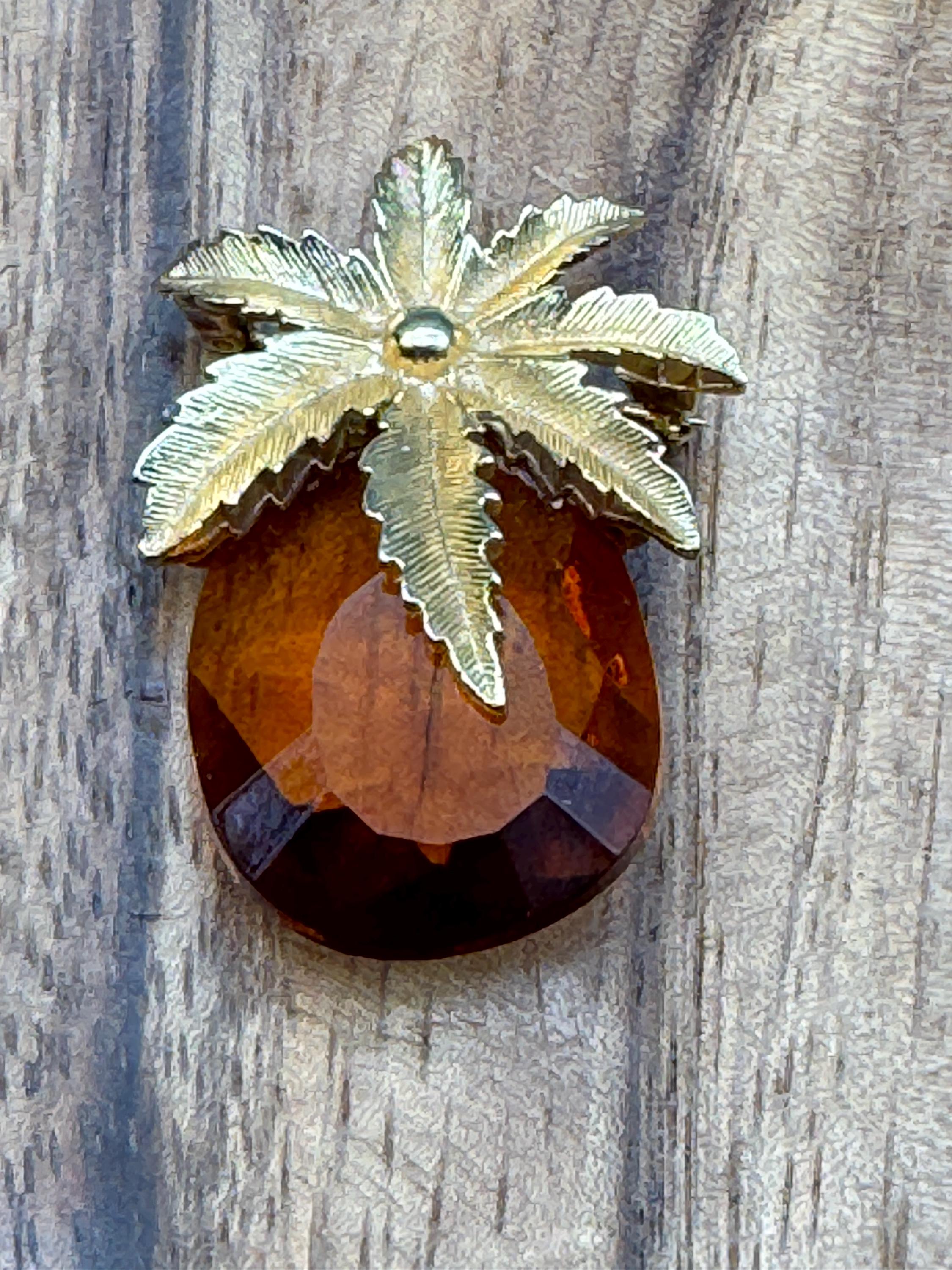 Vintage Sarah Coventry Autumn Haze Brooch and or Pendant 