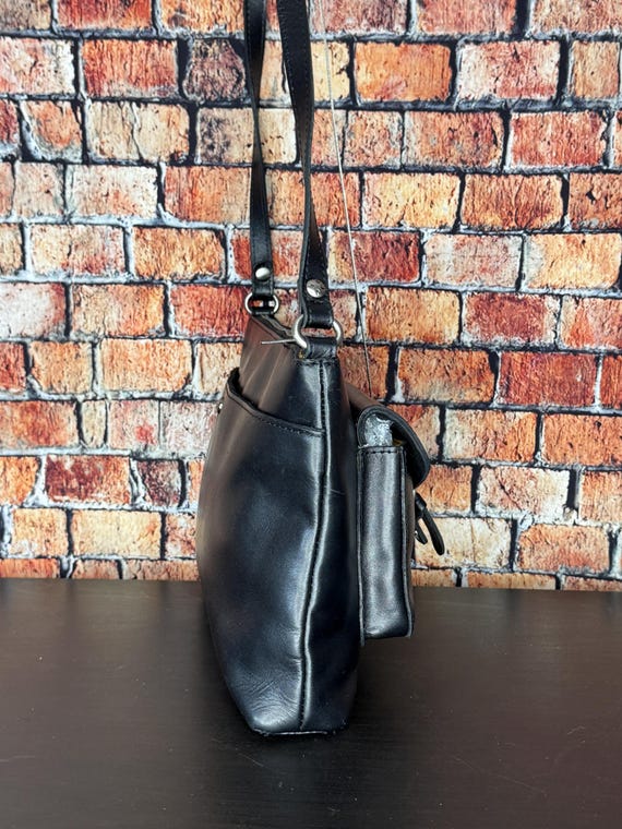 Patricia Nash Kirby Black Leather Crossbody View 6