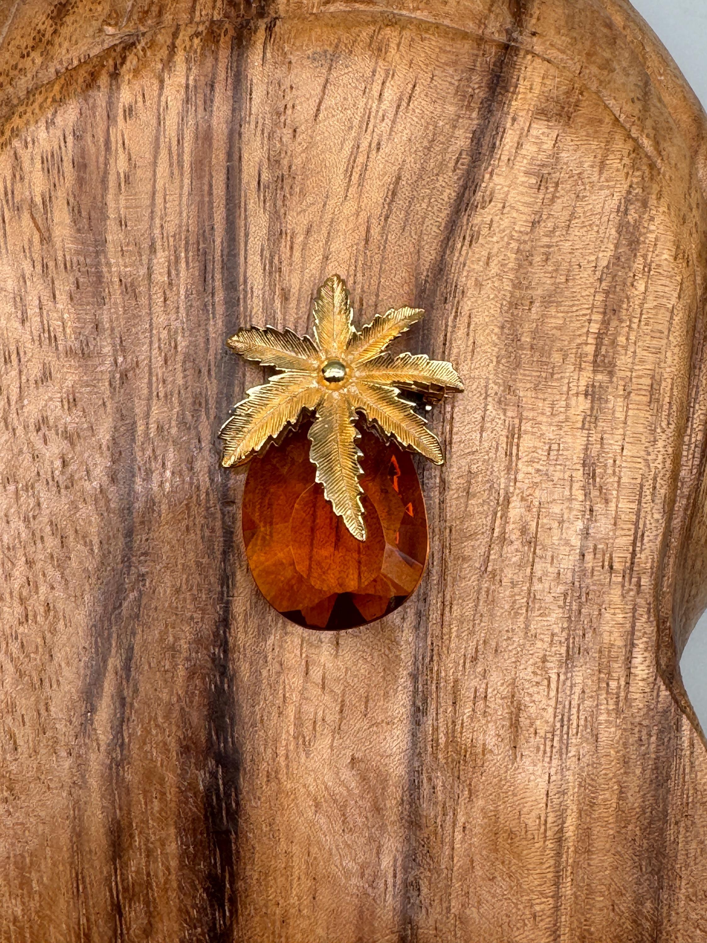 Vintage Sarah Coventry Autumn Haze Brooch and or Pendant  display picture 1