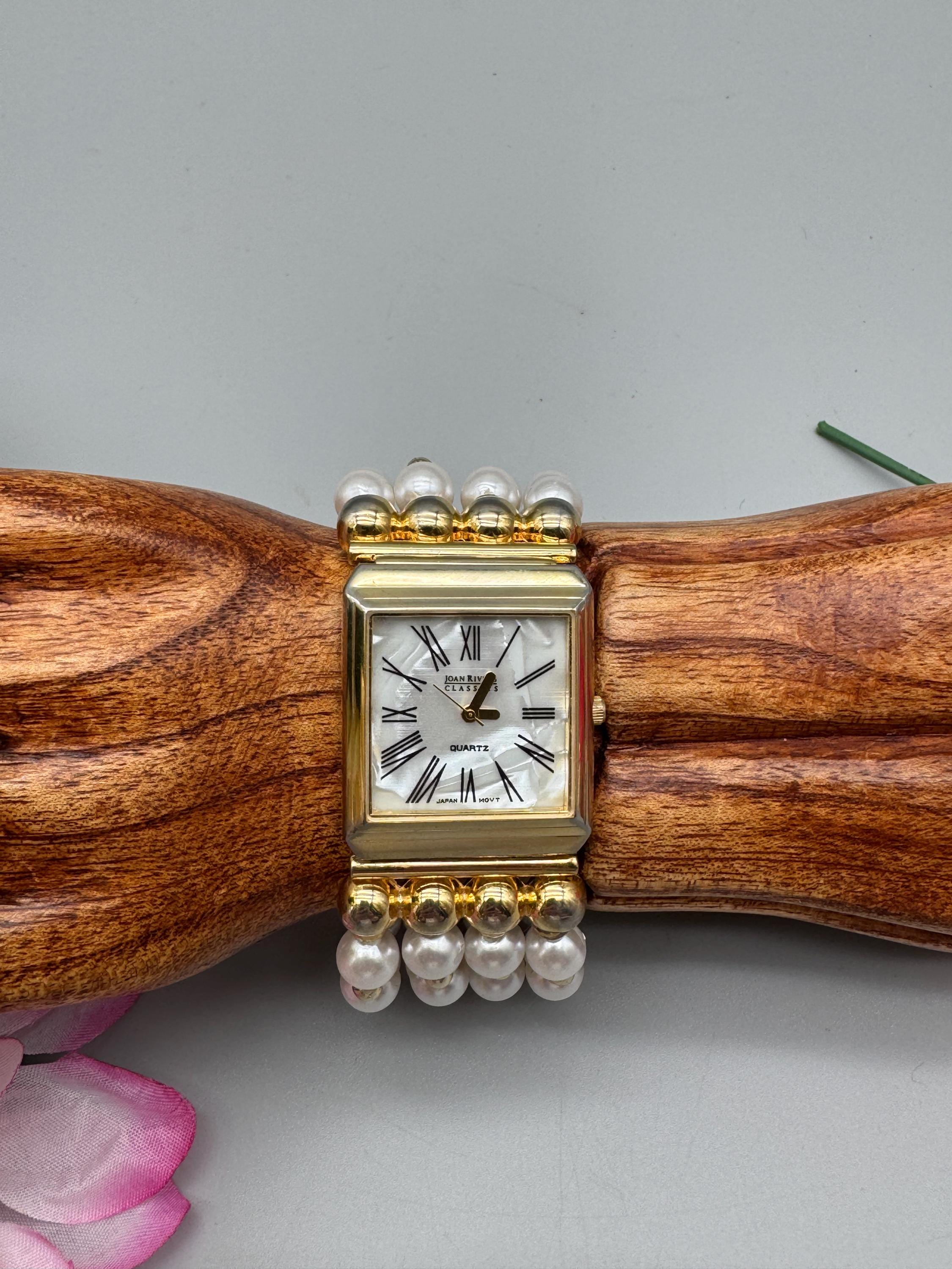 Vintage Joan Rivers Faux Tortoise Shell Slip On Watch 377 Joan Rivers Polished Watches for Women | Mercari main image 2