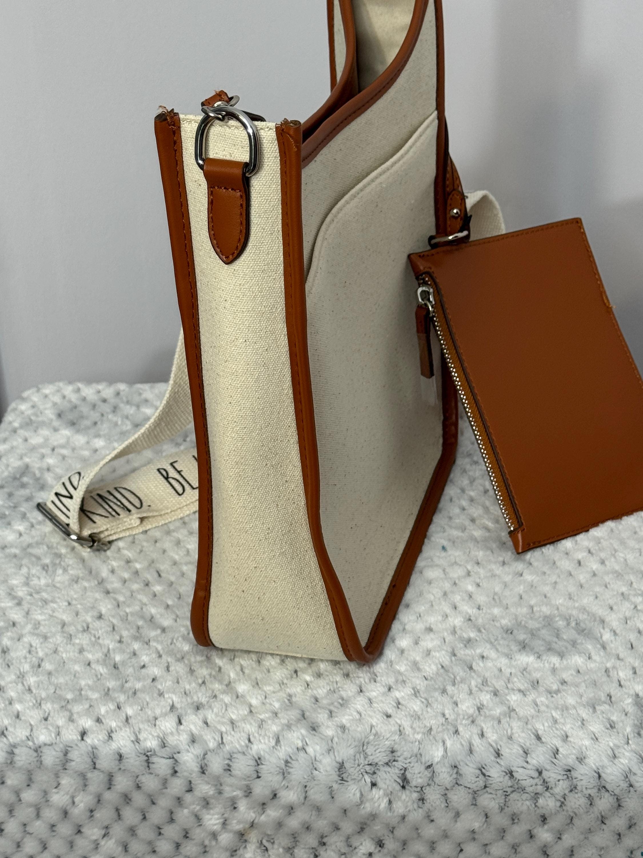 NEW - Rae Dunn Be Kind Crossbody Purse With Pouch - Etsy display picture 2