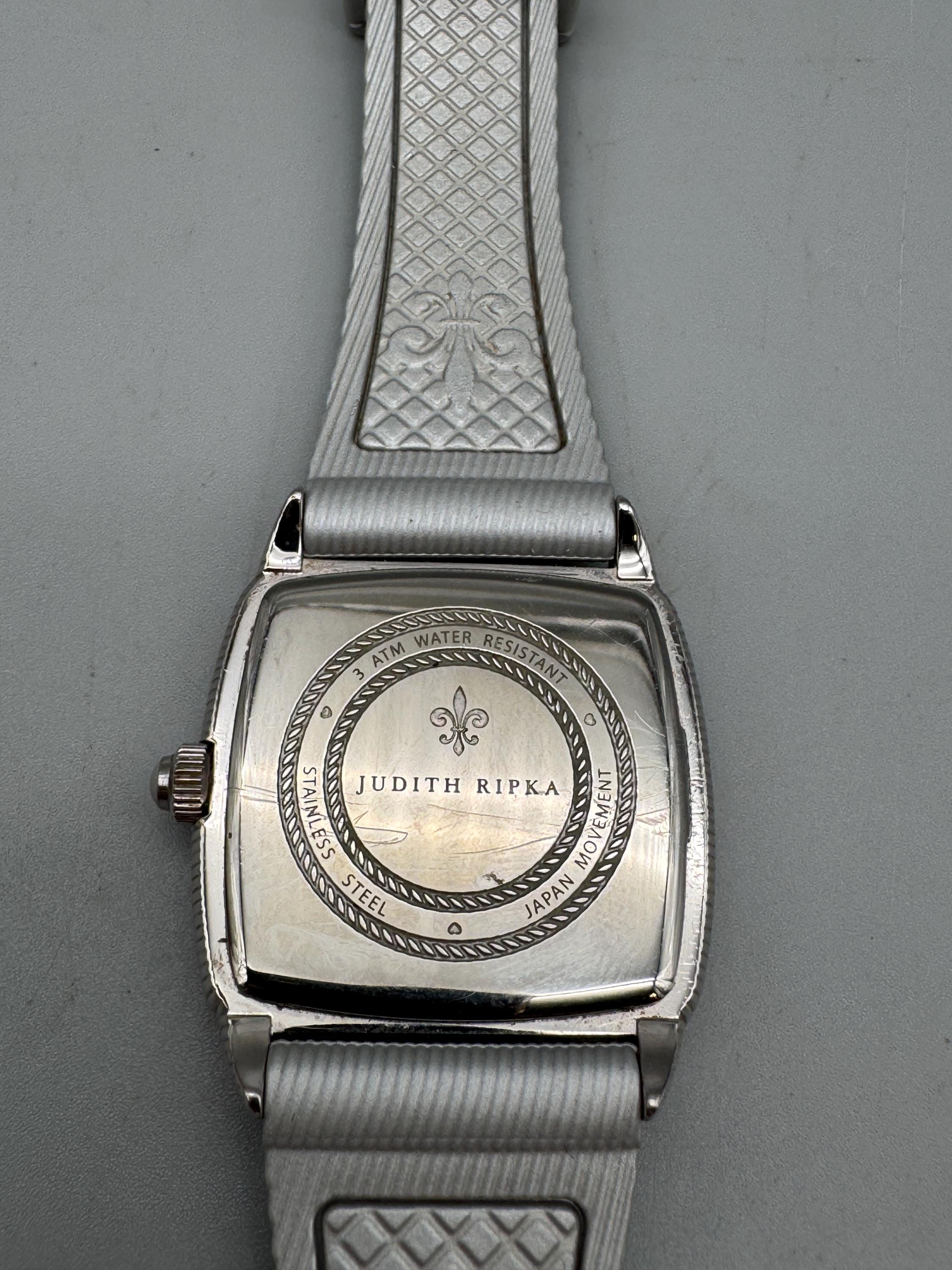 Judith Ripka Mother of Pearl Dial Stainless Steel Silver  display picture 3