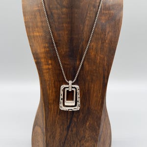 PENSIONERAD - Brighton Nexus Vändbart Rektangulärt Hänge med Swarovski-kristaller Halsband bild 2