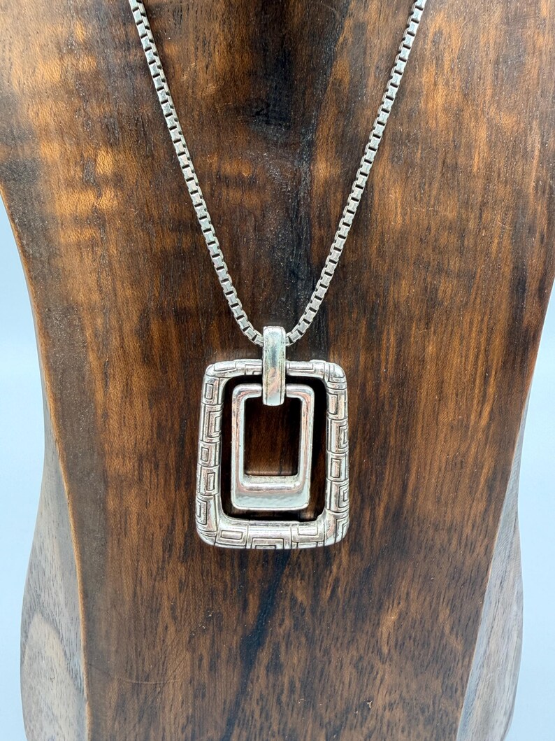 PENSIONERAD - Brighton Nexus Vändbart Rektangulärt Hänge med Swarovski-kristaller Halsband bild 8