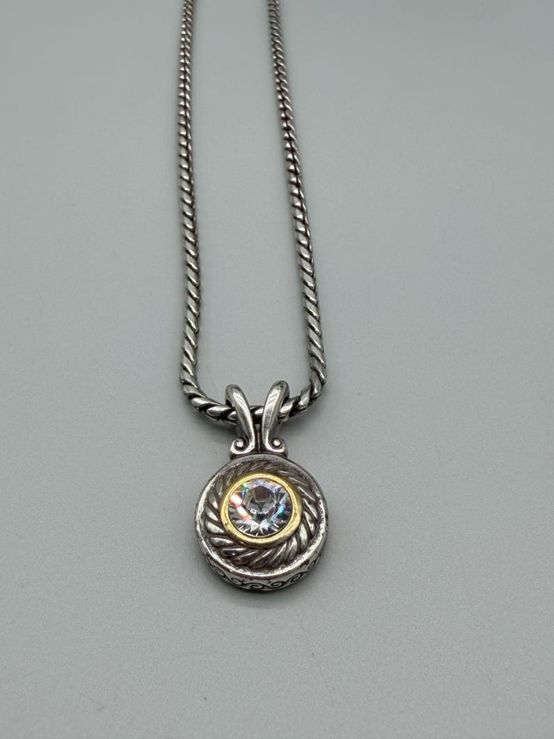Vintage Brighton Crystal Heiress Pendant Necklace image 5