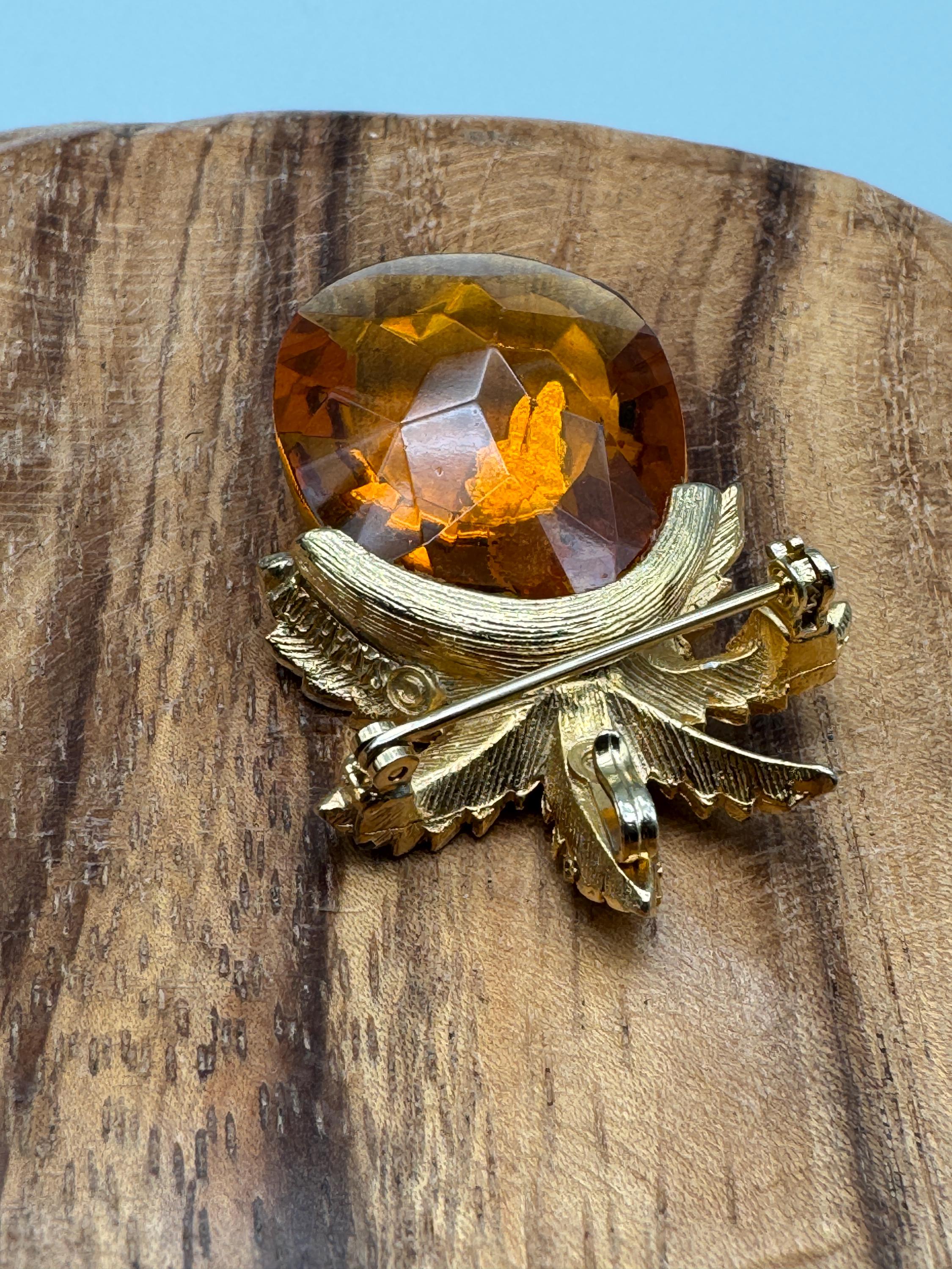 Vintage Sarah Coventry Autumn Haze Brooch and or Pendant 