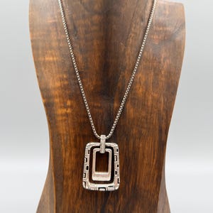 PENSIONERAD - Brighton Nexus Vändbart Rektangulärt Hänge med Swarovski-kristaller Halsband bild 10