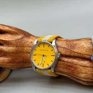 RARE FIND - Calvin Klein Jeans Commerce Root Men&#39;s Casual Watch in Yellow