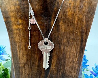 The Giving Keys Miniature Key Necklace With 
