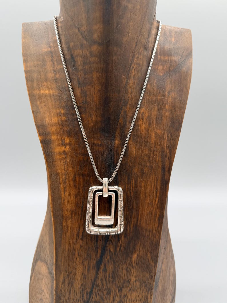 PENSIONERAD - Brighton Nexus Vändbart Rektangulärt Hänge med Swarovski-kristaller Halsband bild 9