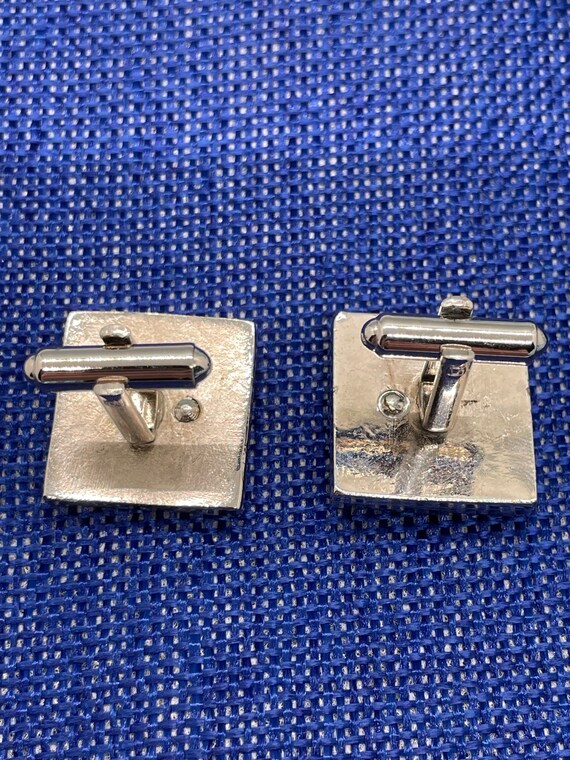 RARE FIND - Vintage football cufflinks silver and… - image 6
