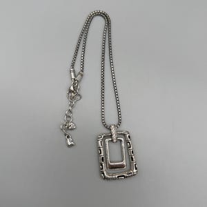 PENSIONERAD - Brighton Nexus Vändbart Rektangulärt Hänge med Swarovski-kristaller Halsband bild 5