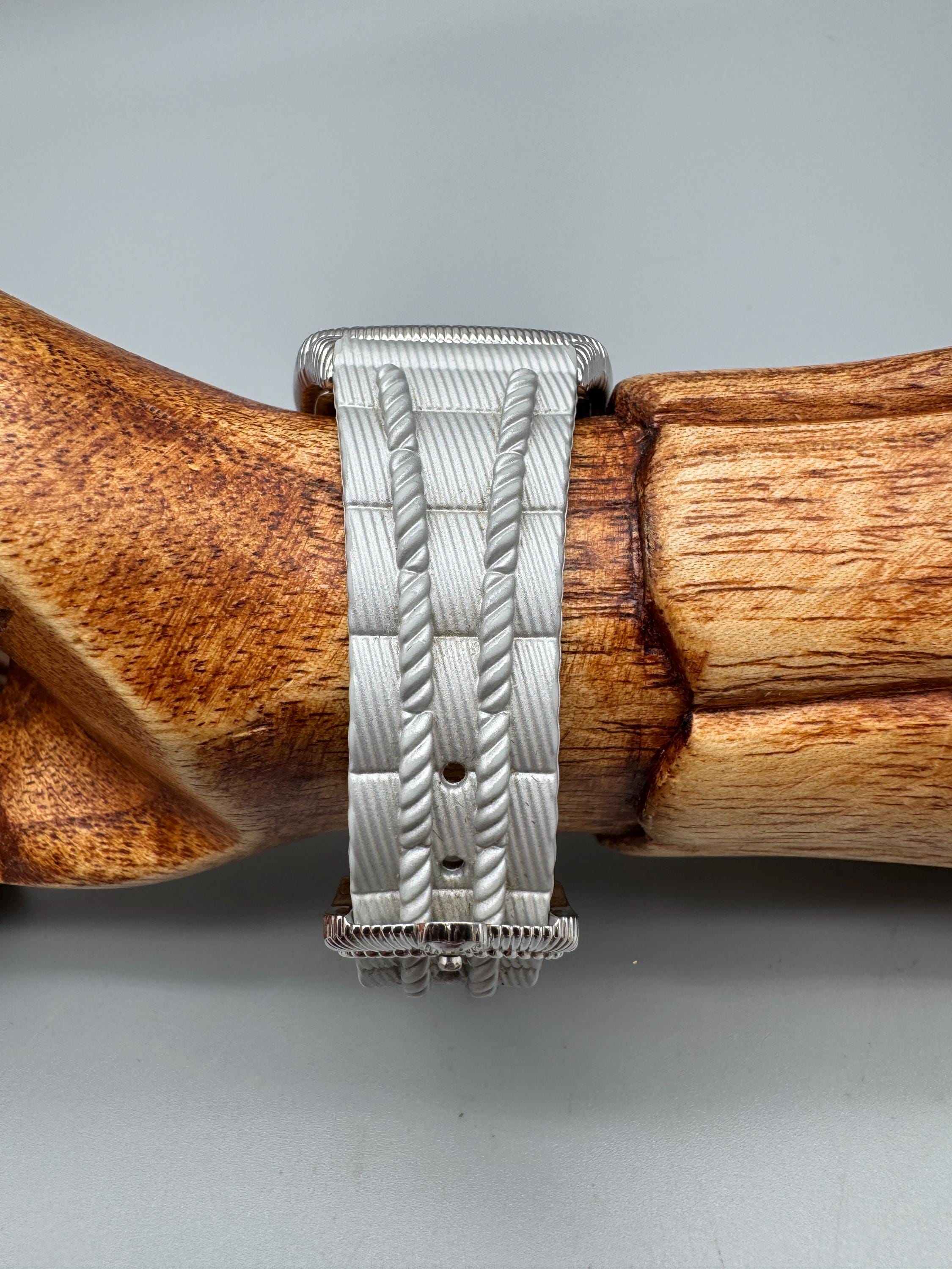 Judith Ripka Mother of Pearl Dial Stainless Steel Silver 