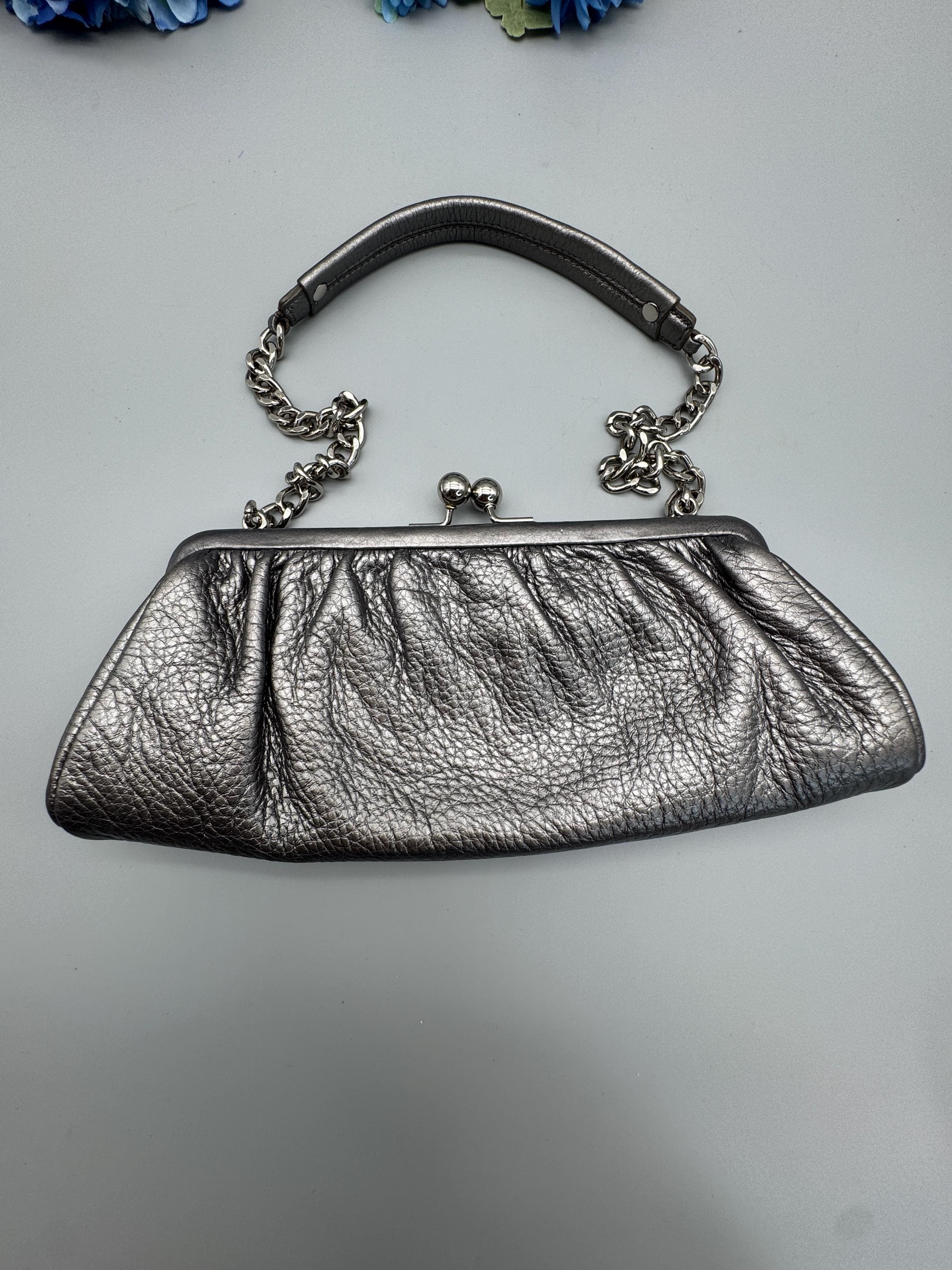 Wedding Guest Pewter Handbags For Weddings Silver Clutch Bag