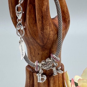 NEU - Brighton Everver Glam Silber Armband mit 5 Anhängern - Mom, Neu mit Etikett