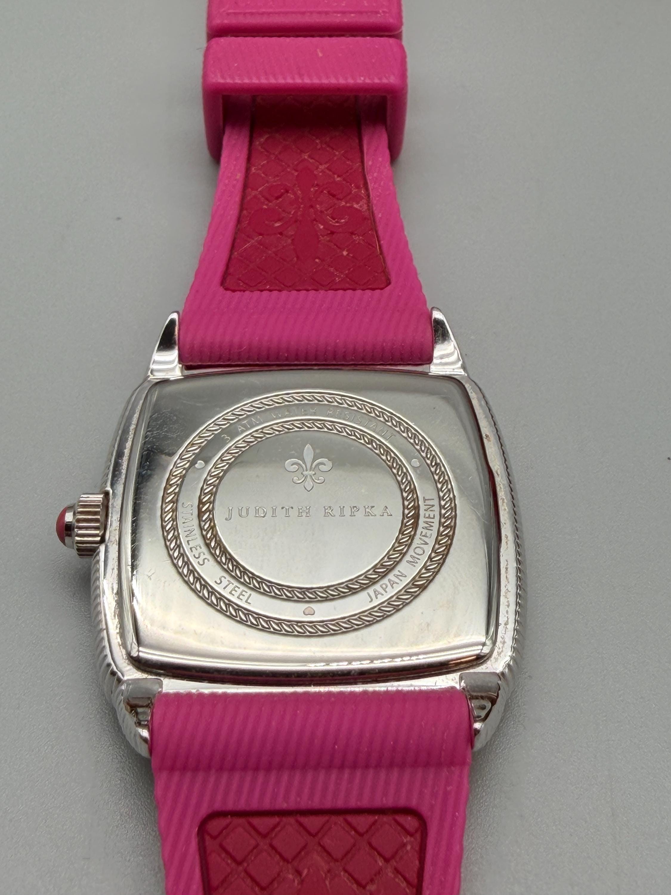 Judith Ripka Mother of Pearl Dial Stainless Steel Pink  display picture 1