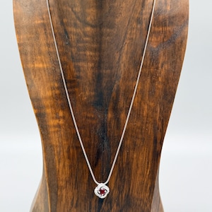 Brighton Eternity Knot Red Swarovski Crystal Statement Necklace image 8