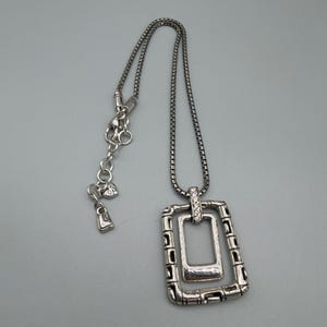 PENSIONERAD - Brighton Nexus Vändbart Rektangulärt Hänge med Swarovski-kristaller Halsband bild 6