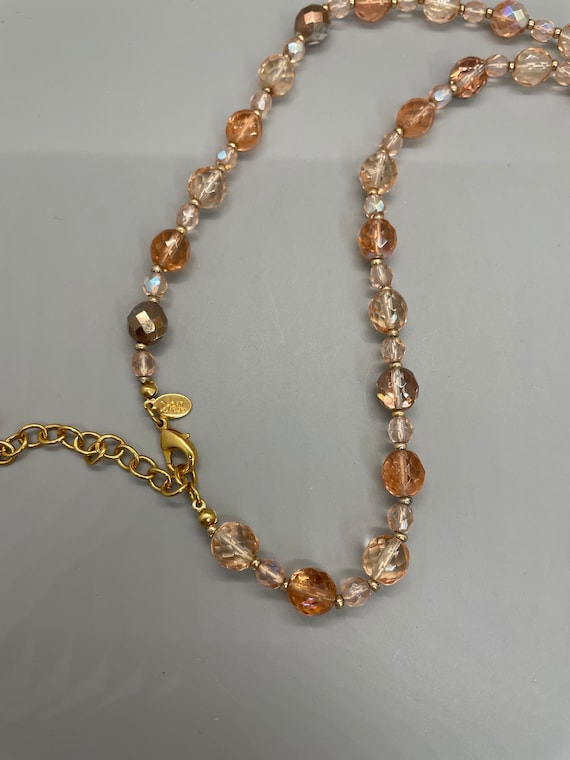 Joan Rivers Golden Brown Beads Wrapped with Gold … - image 6