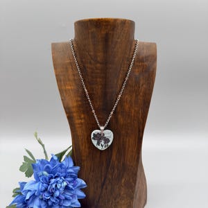 RETIRED - Brighton Vintage Flora Reversible Strength, Hope and Love Heart Necklace image 4