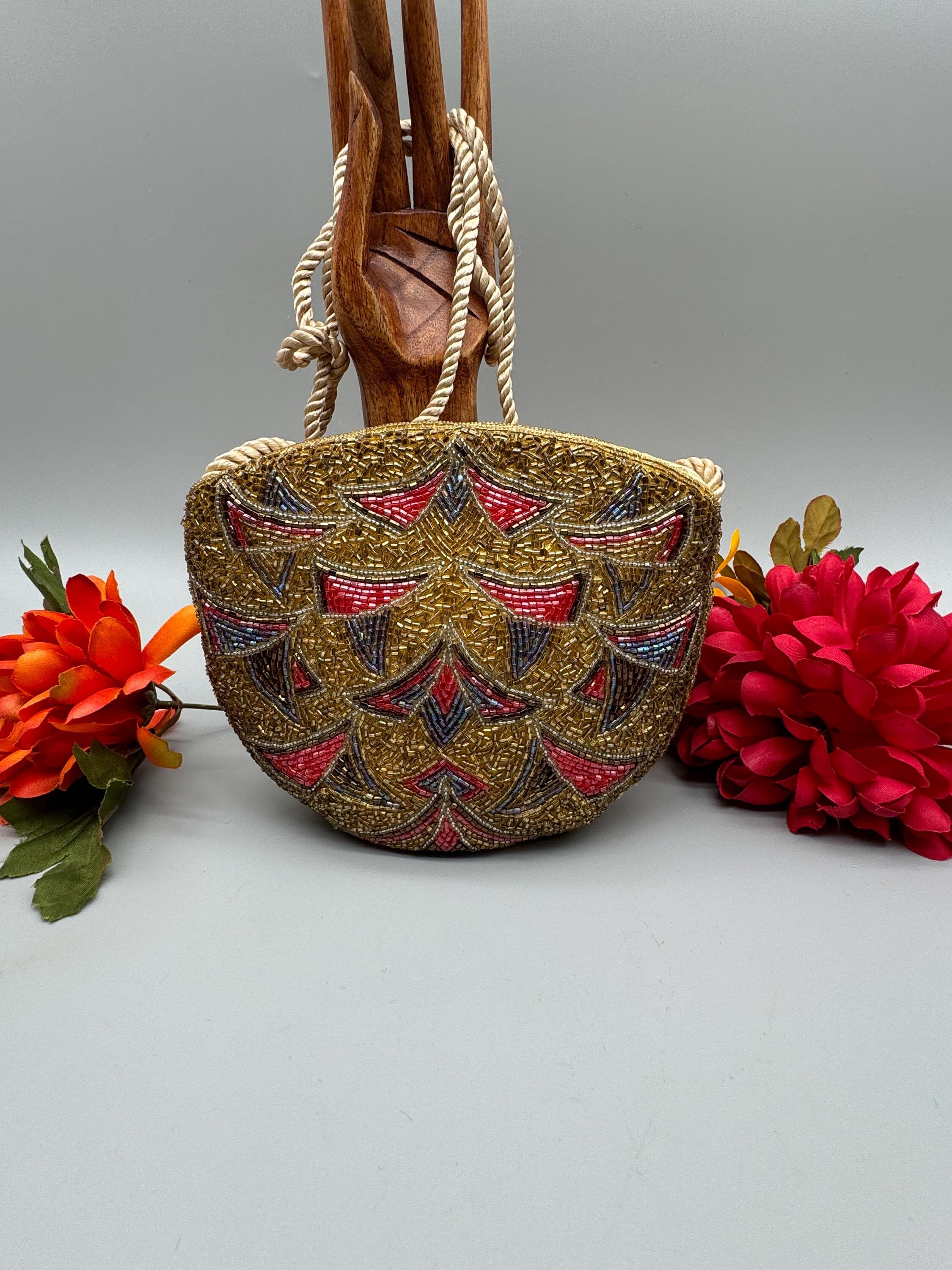 Vintage beaded Sequined Purse