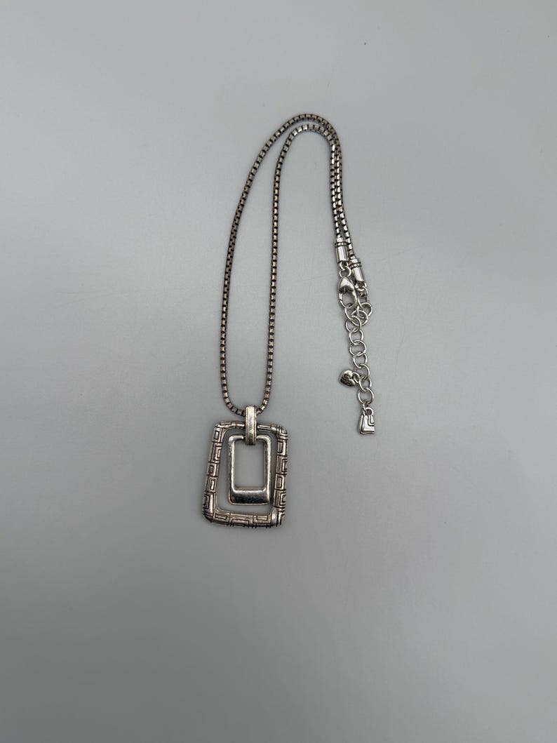 PENSIONERAD - Brighton Nexus Vändbart Rektangulärt Hänge med Swarovski-kristaller Halsband bild 3