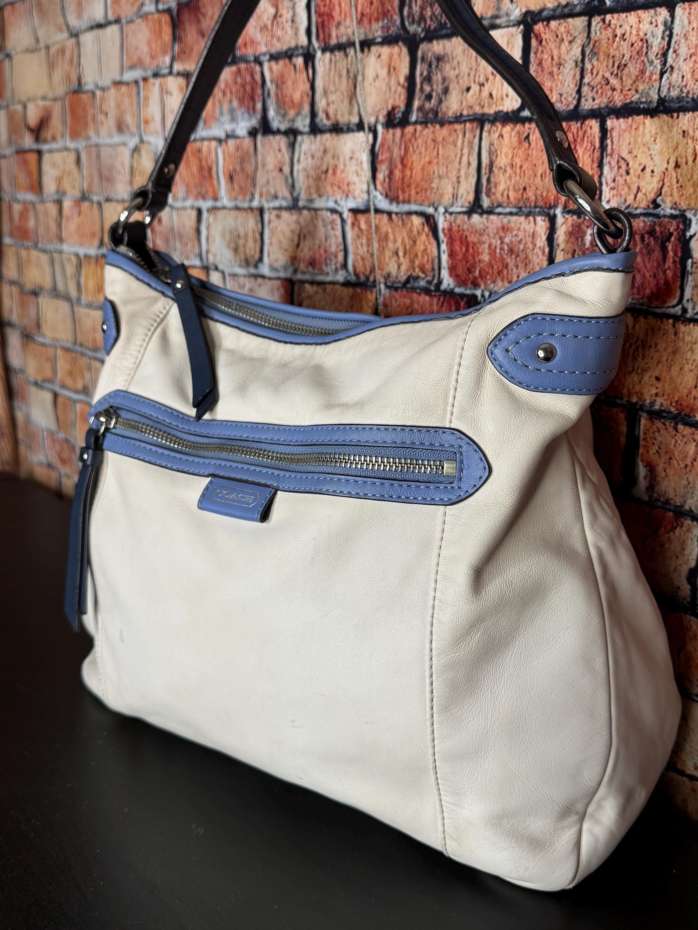 COACH Daisy Hobo Ivory Signature Bag
