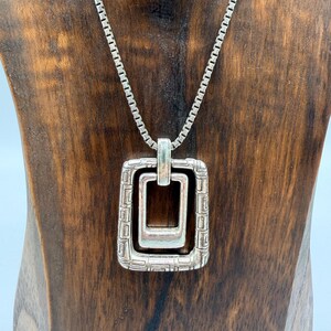 PENSIONERAD - Brighton Nexus Vändbart Rektangulärt Hänge med Swarovski-kristaller Halsband bild 7