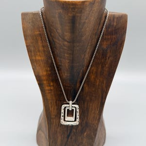 PENSIONERAD - Brighton Nexus Vändbart Rektangulärt Hänge med Swarovski-kristaller Halsband bild 11