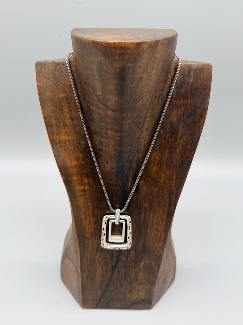 PENSIONERAD - Brighton Nexus Vändbart Rektangulärt Hänge med Swarovski-kristaller Halsband bild 11