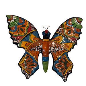 Talavera Beautiful Butterfly Home Kitchen Patio Garden Pottery - Etsy