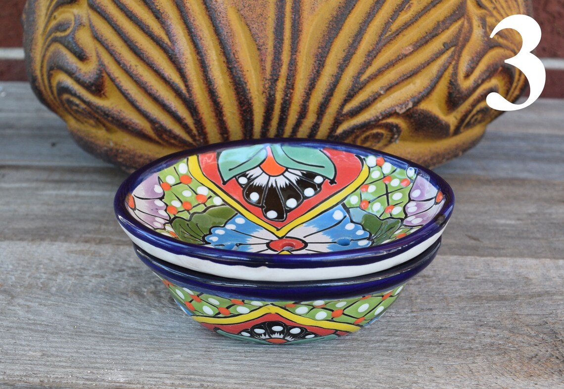 Soap Dish Ceramic Talavera Decor Bathroom Home Kitchen Etsy