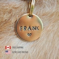 Personalized Dog Tag with HEART Design - Hand Stamped Dog Tag - Cat Tag - Dog Collar Tag - Heart Dog Tag - Pet ID Tag - Made in Canada