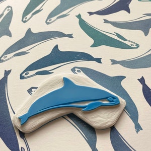Vaquita Delfin Stempel, Delfin Wandbild, Delfin Wandbild, Delfin Wandbild, Delfin Wandbild, maritime Kunst, Meeresleben Stempel, gefährdete Tierarten