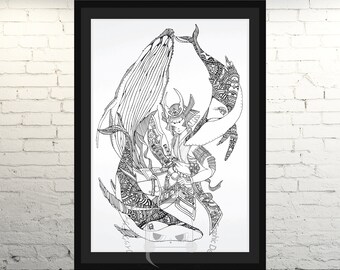 Art Print: BUSHIDO - Japanese Spirit (武士道 日本の心を) 2019