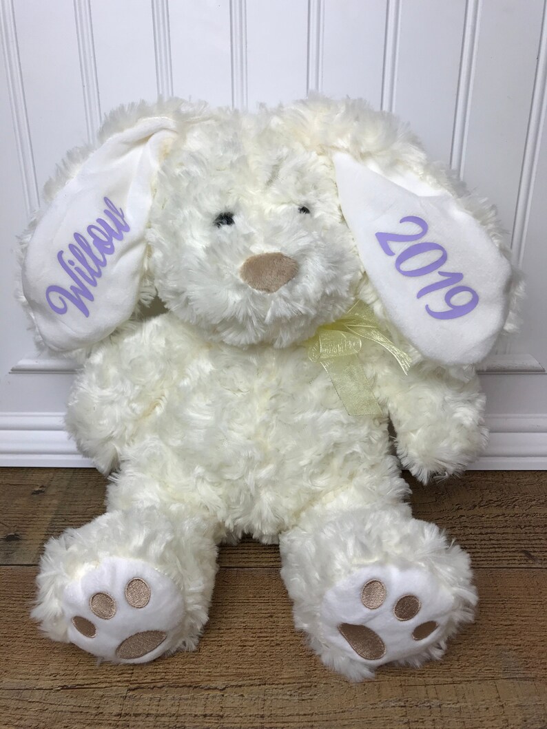 personalized easter bunny stuffed animals