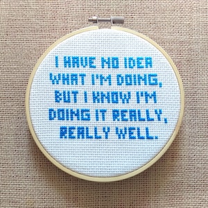 Parks & Rec Andy Dwyer Quote #2 Cross Stitch Pattern